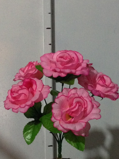 Искусственные цветы Роза низкая -6