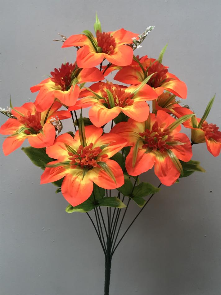 Искусственные цветы Мальва