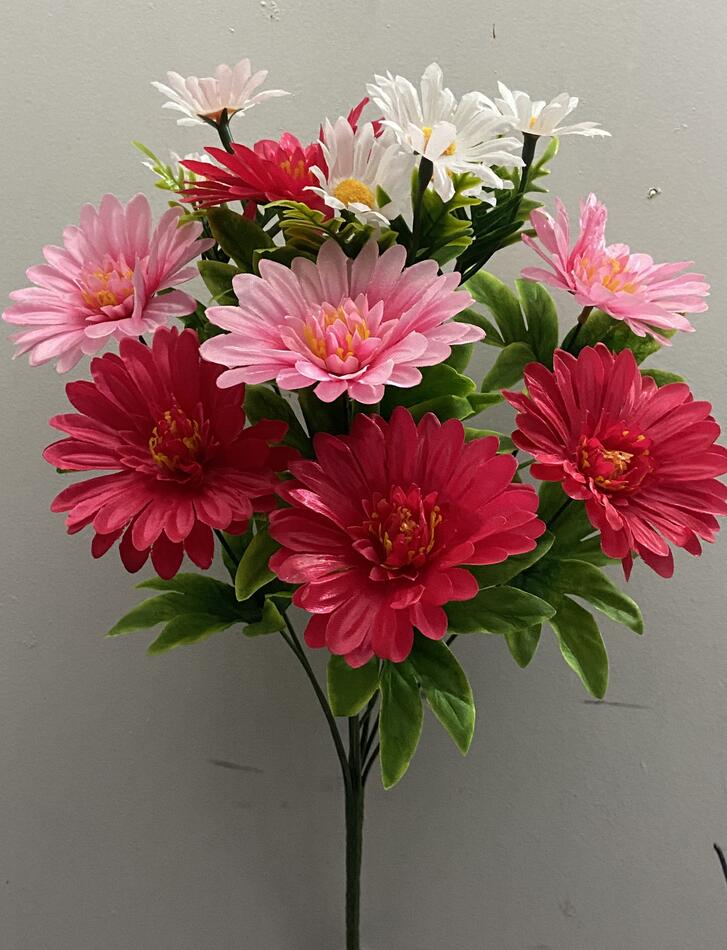 Ромашка атласная с ромашками новая