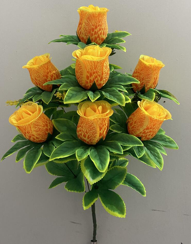 Бутон  с листом 7 ка Б+Ж не пресс нова