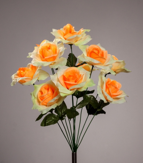 Искуственные цветы Роза острая 10 ка