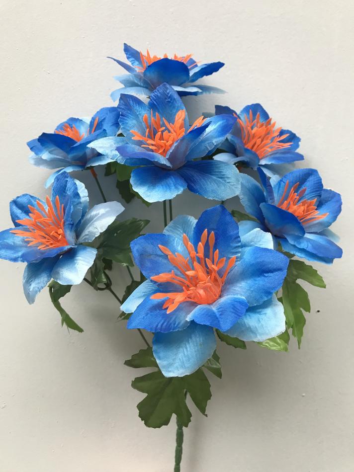 Искусственные цветы Колокольчик атласный -7