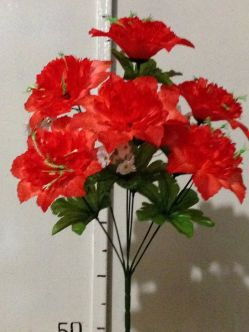 Искусственные цветы Гербера гвоздика с усиками