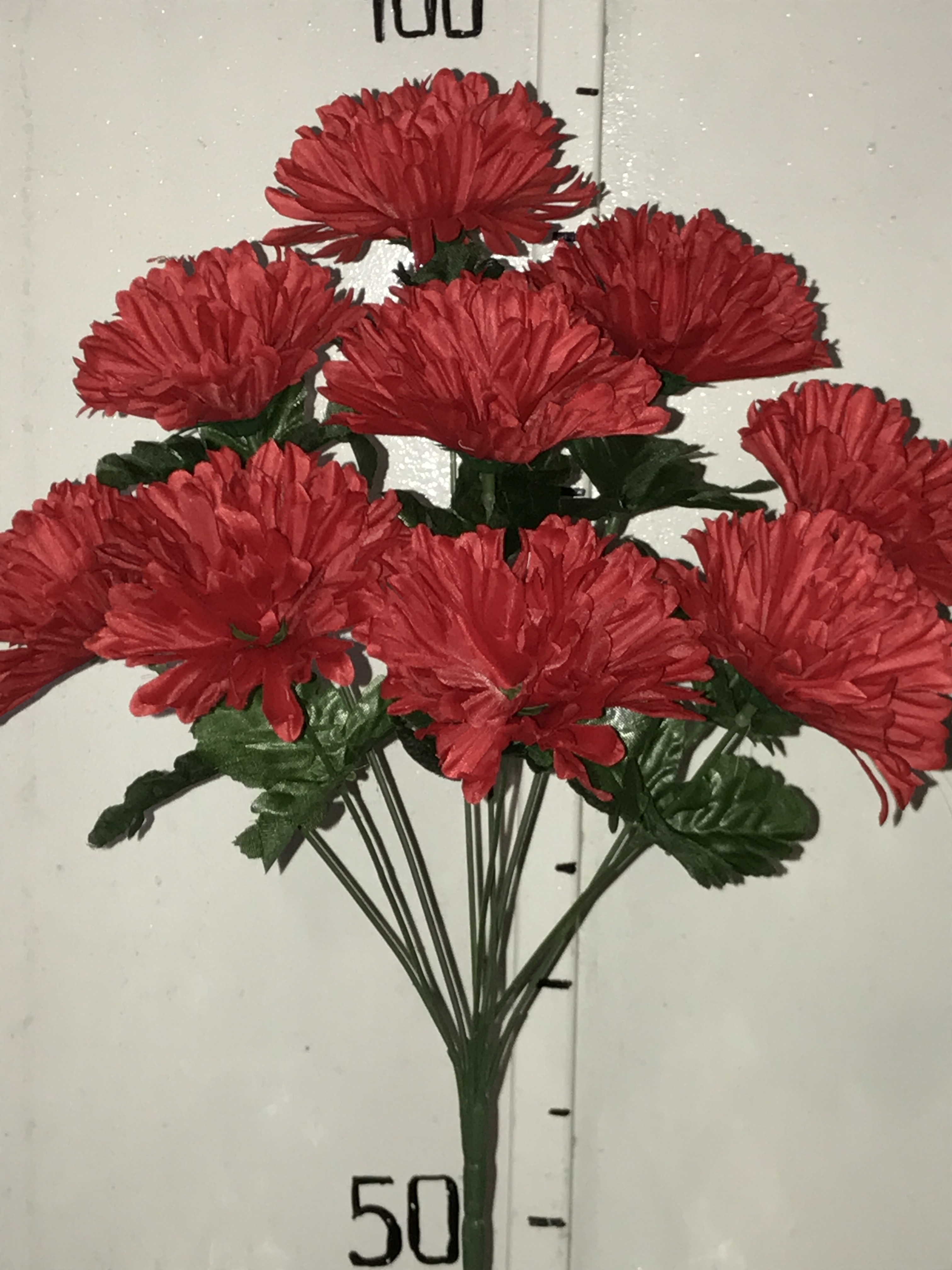 Искусственные цветы оптом Хризантема новая