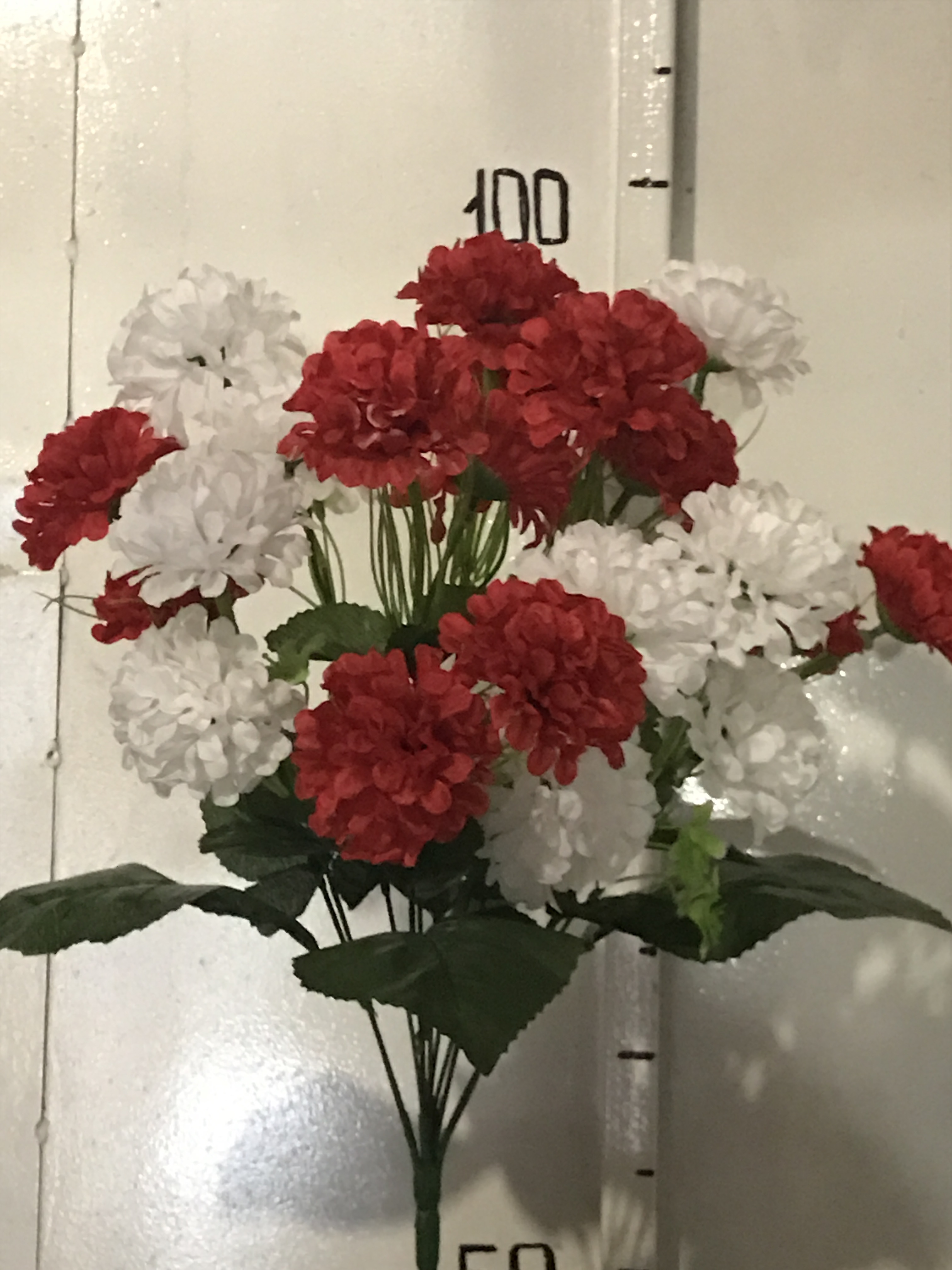 Искусственные цветы оптом Калинка двухцветная с добавкой 24 ка