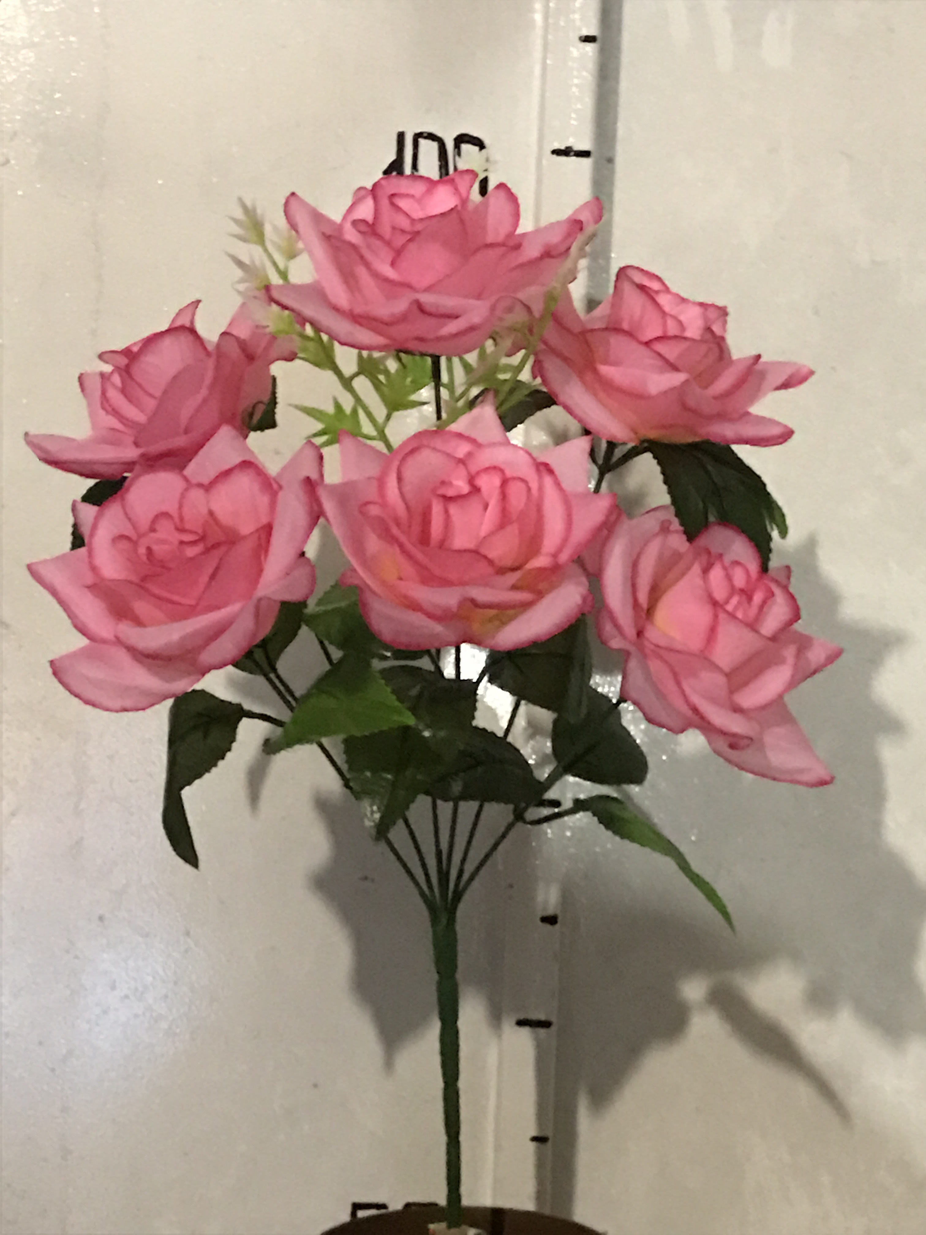 Искусственные цветы оптом Роза острая 6 ка с добавкой