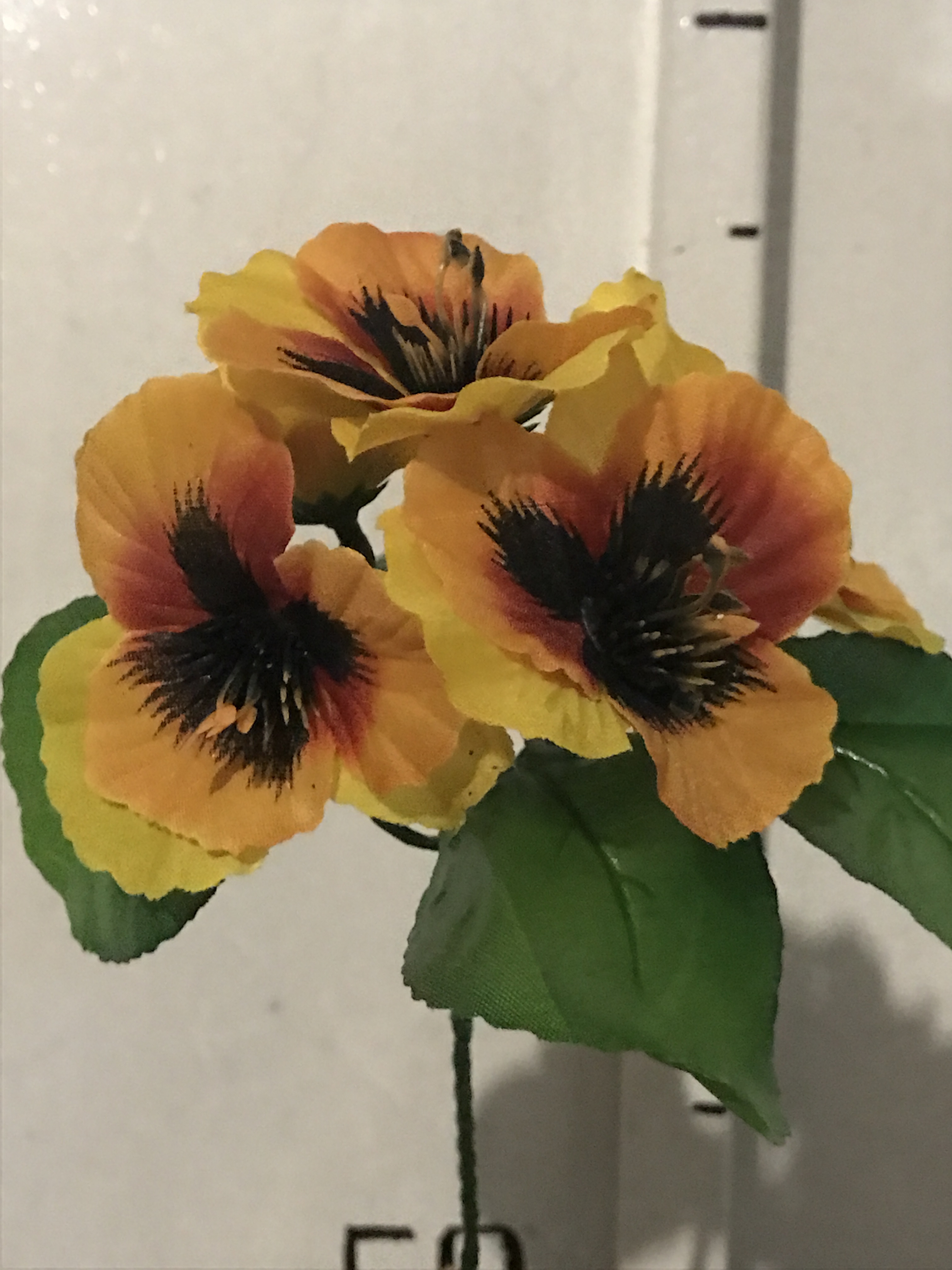 Искусственные цветы оптом Анютины глазки зал-ка