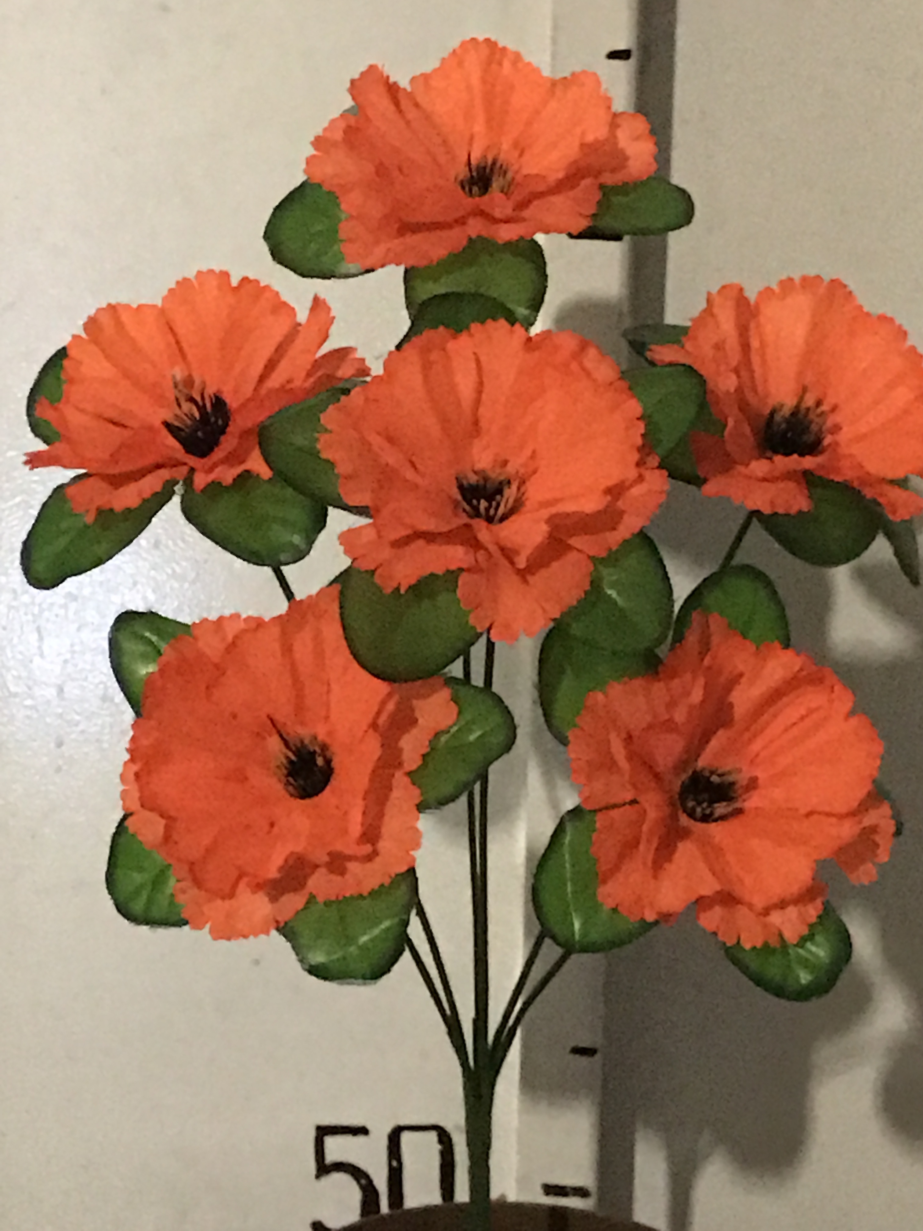 Искусственные цветы оптом Мак водянной