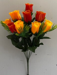 Бутон атласний двухцветний