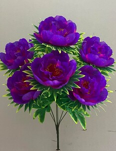 Пион с листом 6 ка не пресс