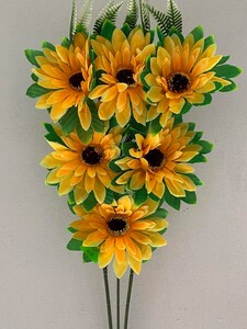 крест с подсолнуха