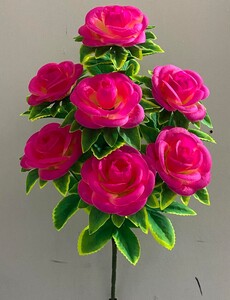 Роза круглая с св листом новая