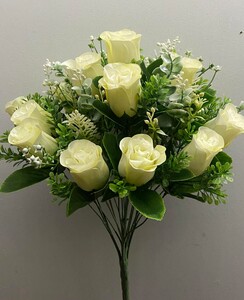 Бутон вазон кремовий